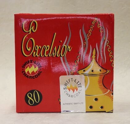 Charcoal Disks Box 33mm (8 rolls of 10 disks)