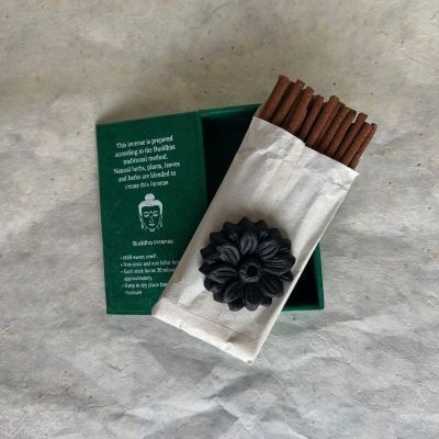 Tibetan Jasmine Incense and Burner Set