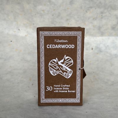 Tibetan Cedarwood Incense and Burner Set