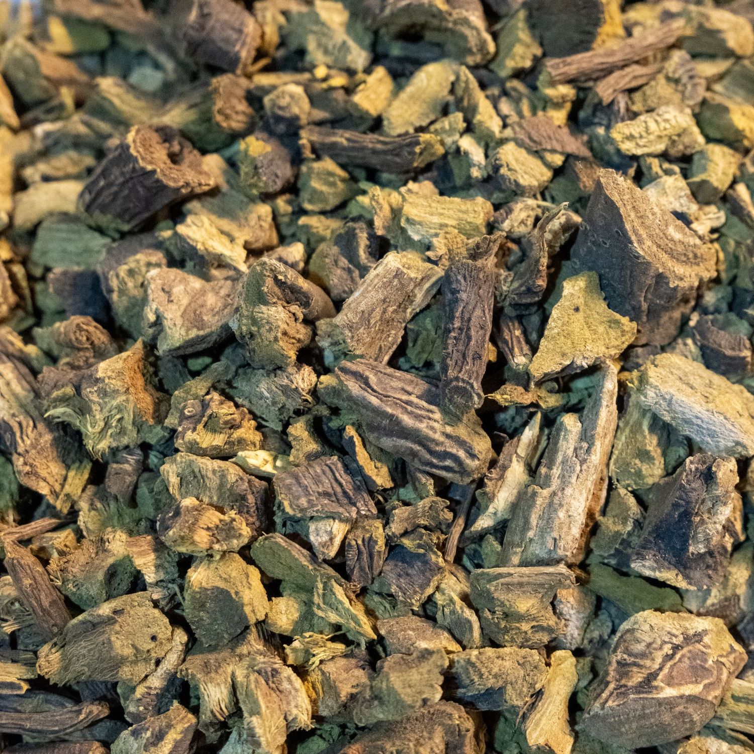 Yellow Dock Root Rough Cut, from