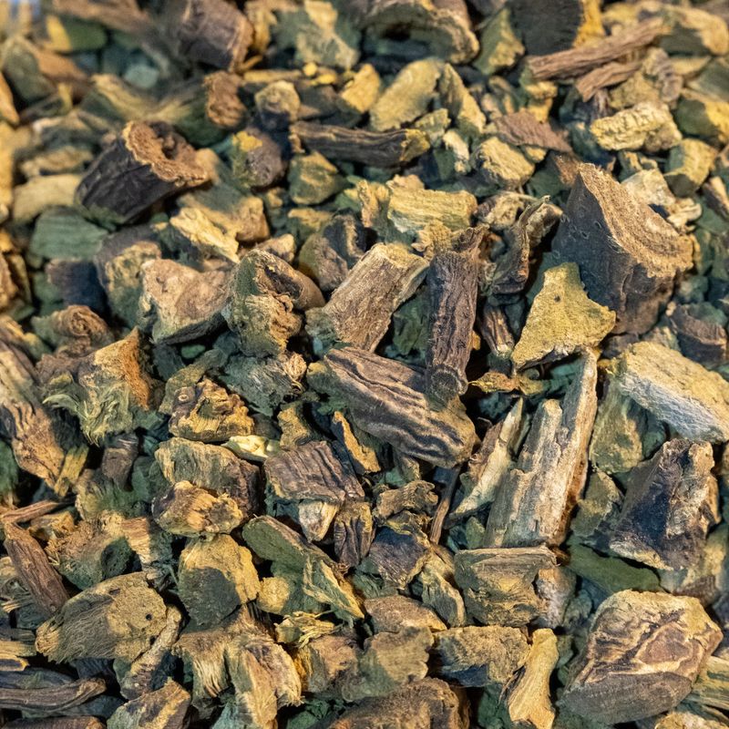 Yellow Dock Root Rough Cut, from