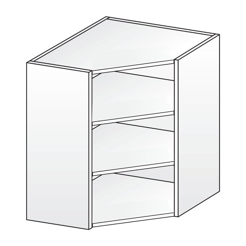 Tall Corner Wall Cabinet Unit
