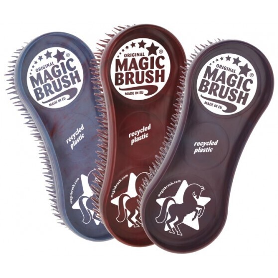 LOT DE BROSSES MAGIC BRUSH PANSAGE, couleur: Bleu/Marron/Mauve