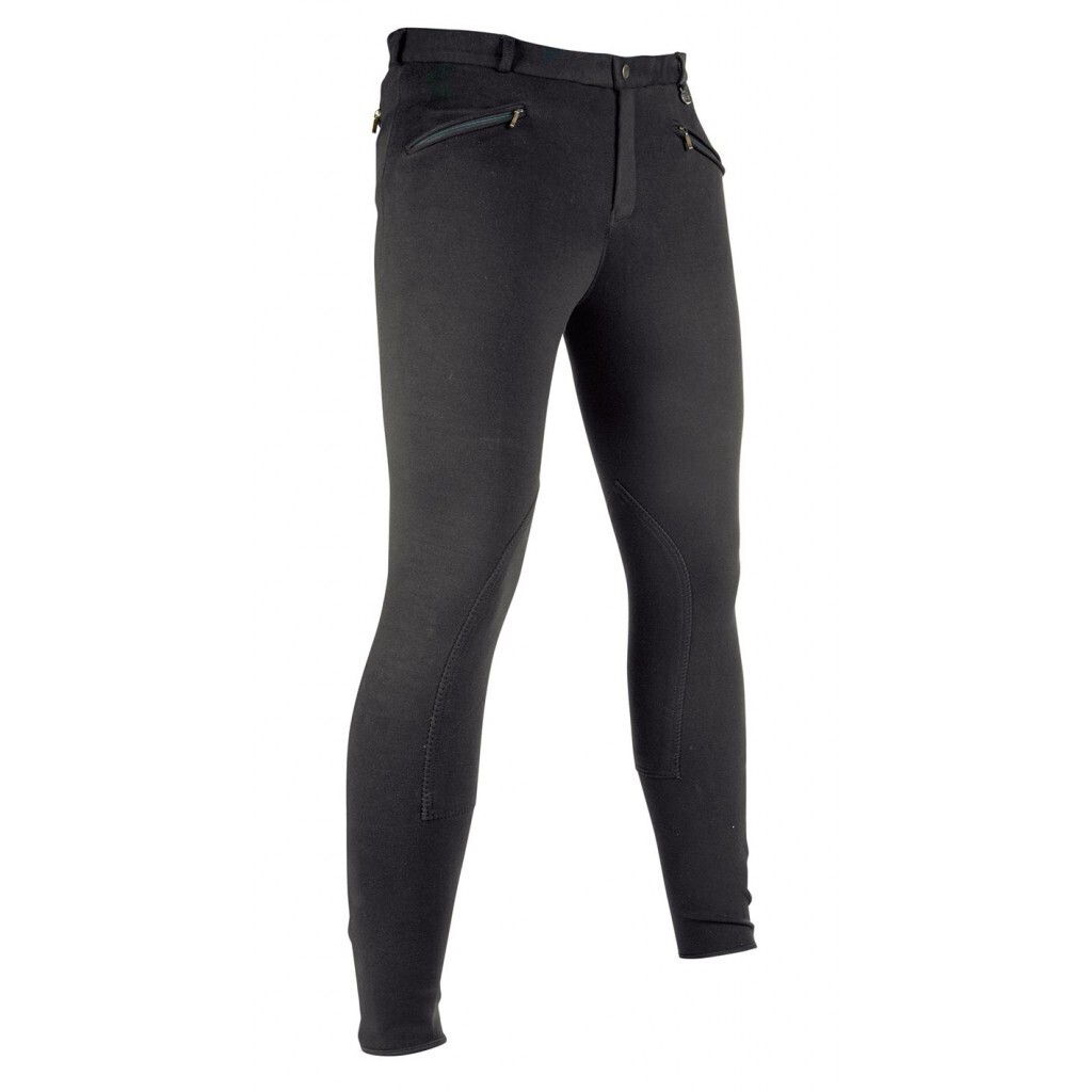 PANTALON HOMME -Basic- HKM, TAILLE: FR44 (EU50/US34), COULEUR: Noir