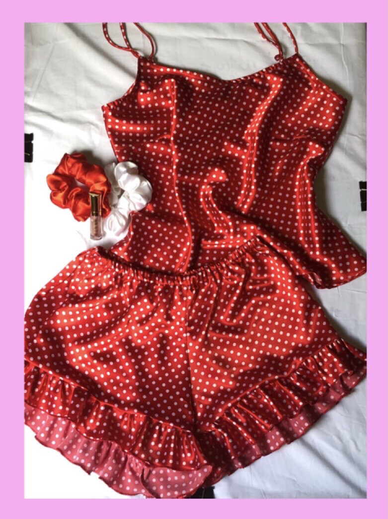 Frilled Shorts Set