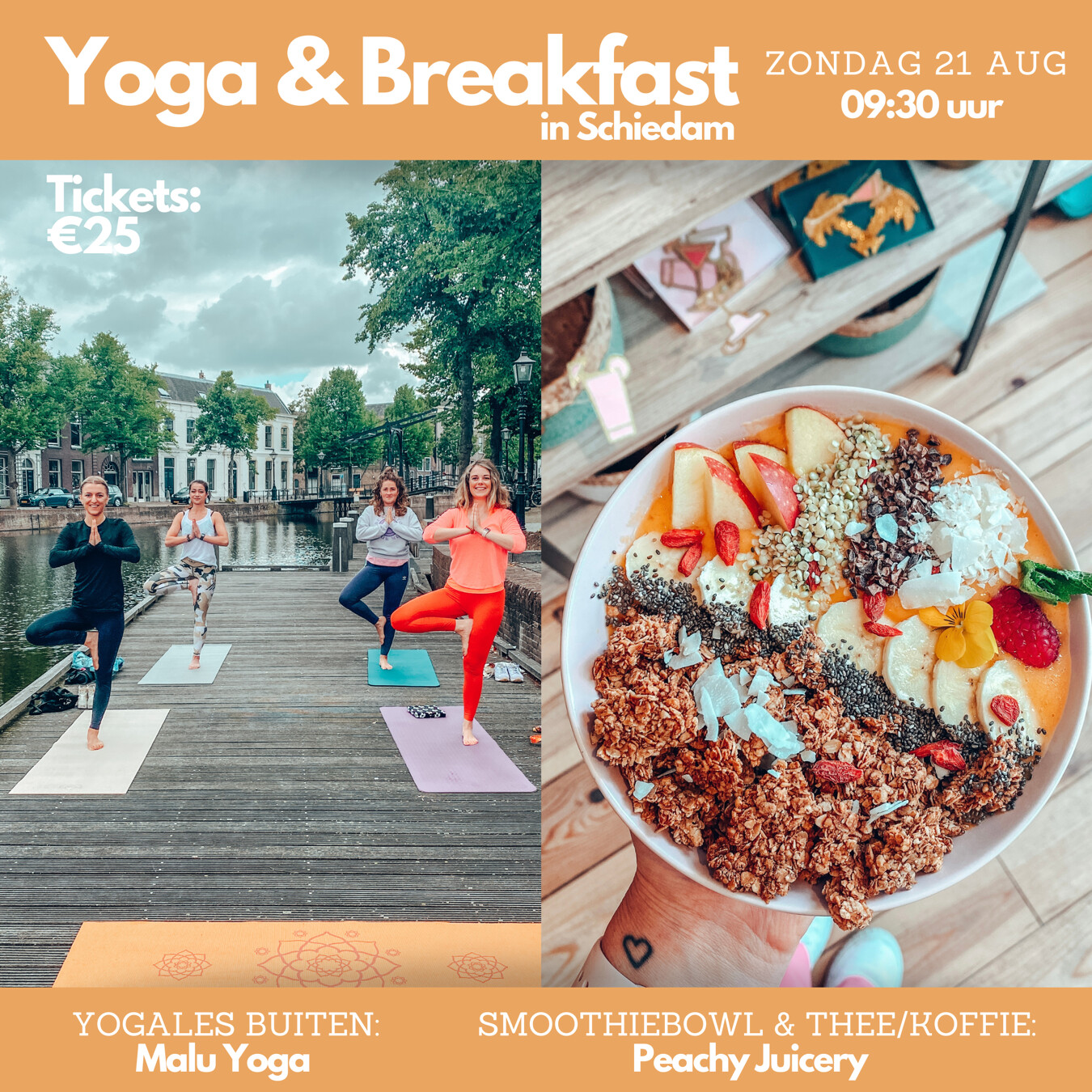 Yoga & Breakfast in Schiedam | 21 augustus | 09:30 uur
