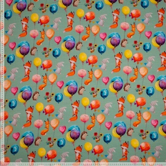 Jersey bunte Luftballons Baumwolle Jersey bunte Luftballons Baumwolle