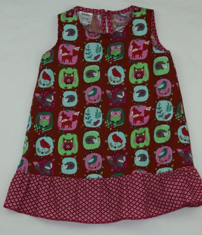 Eiweny Kleid A Linie Waldtiere Eiweny Kleid A Linie Waldtiere