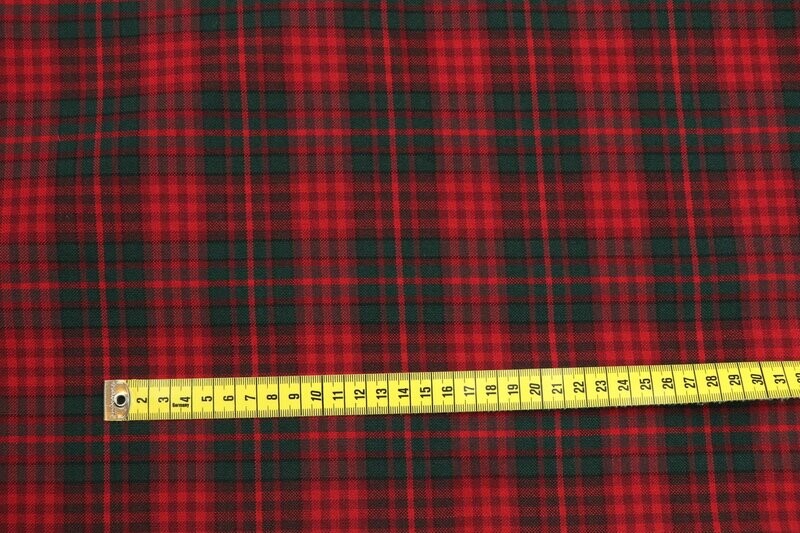 Wolle 100% Wolle Karo REST 80 cm Wolle 100% Wolle Karo REST 80 cm