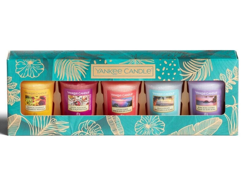 Geschenkset 5x Votivkerzen