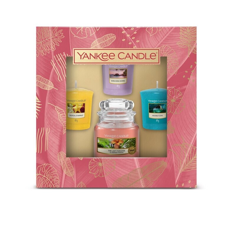 Geschenkset 1 kleines Jar und 3 Vortivkerzen Geschenkset 1 kleines Jar und 3 Vortivkerzen
