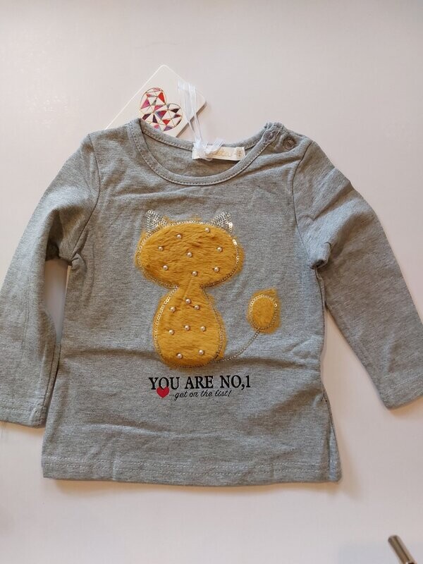 Baby T-Shirt Langärmlig 12-36 Monate Baby T-Shirt Langärmlig 12-36 Monate