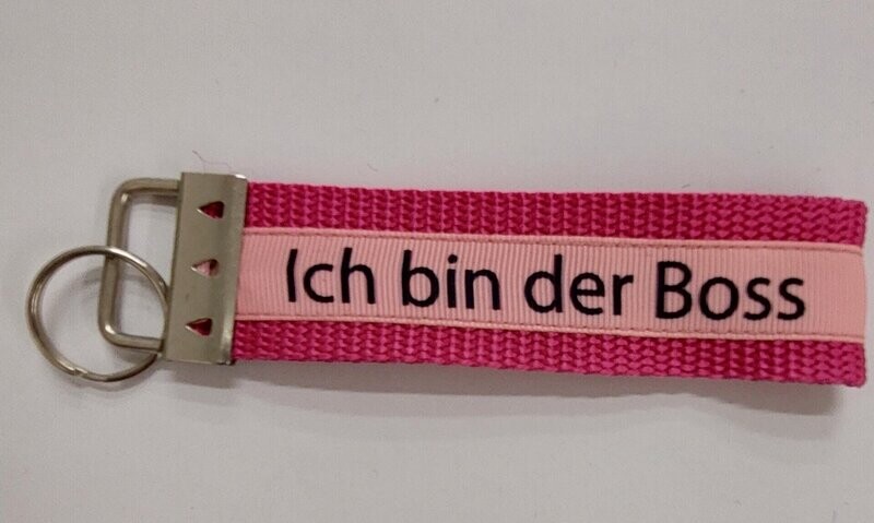 Schlüsselanhänger ich bin der Boss Schlüsselanhänger ich bin der Boss