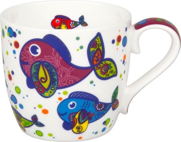 Tasse bunte Fische