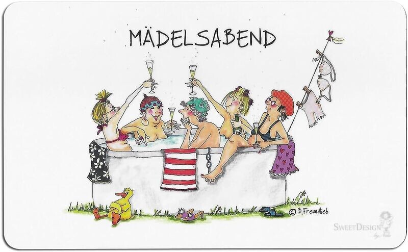 Frühstücksbrettchen Mädelsabend Frühstücksbrettchen Mädelsabend