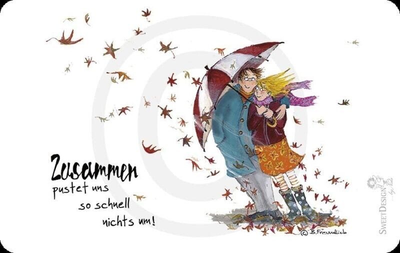 Frühstücksbrettchen - Zusammen pustet uns nichts um Frühstücksbrettchen - Zusammen pustet uns nichts um