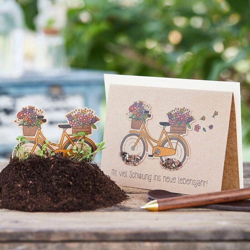 Samen Postkarte: Geburtstagskarte Samen Postkarte: Geburtstagskarte