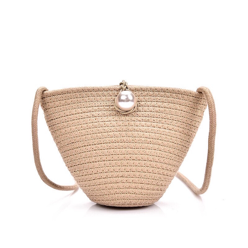 Pearl Woven Mini Bag