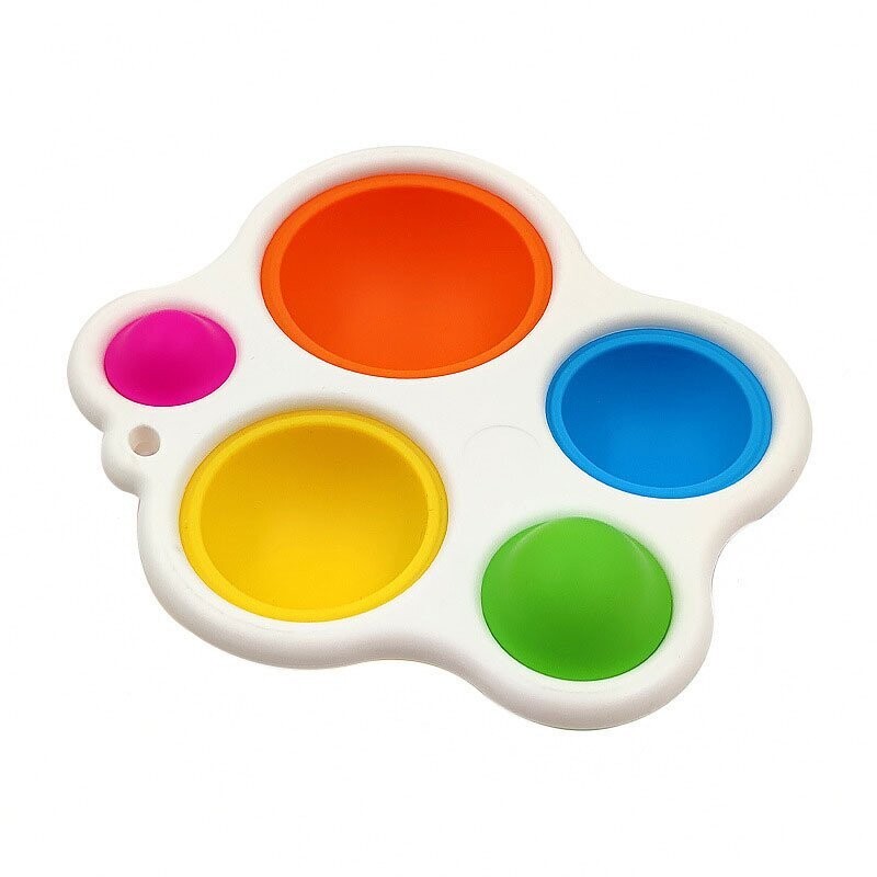 Simpl Dimpl-Multicolour colour Pop It