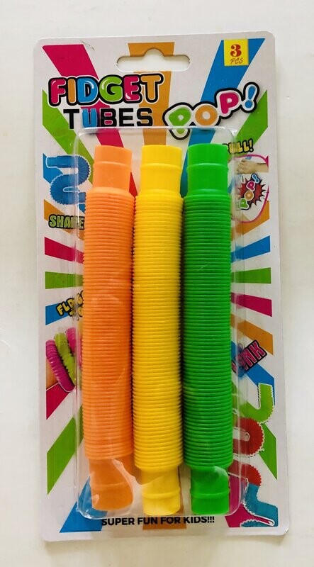 Pop Tubes Mini -Orange/Yellow/Green