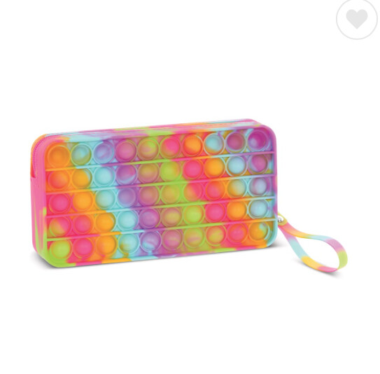 Rainbow Tie Dye Popper Pencil Case
