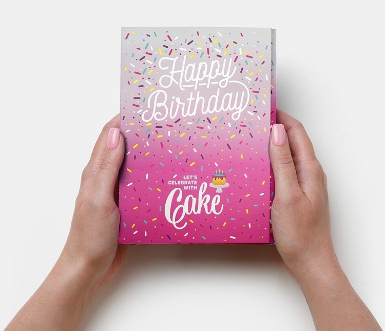 Happy Birthday Insta Cake -Pink