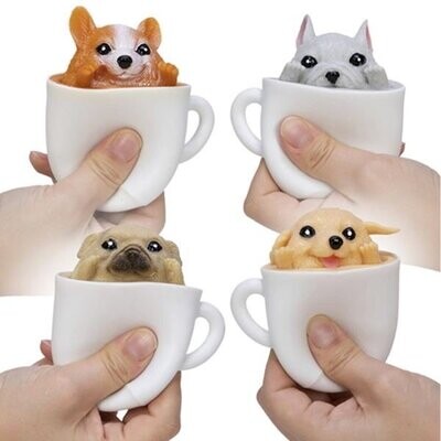 Pup in a Cup Collectible Puppy Pop-Up Sensory Toy