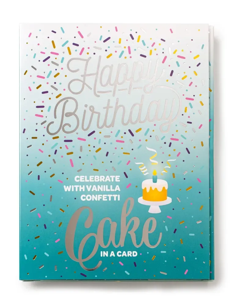 Happy Birthday Card and Cake