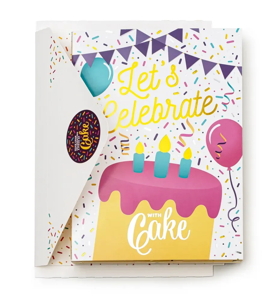 Lets Celebrate Card and Cake