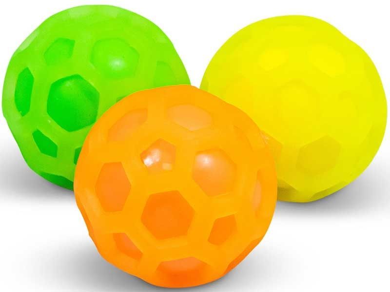 Fusion Diddy Glow in the Dark Squish Balls -3pk