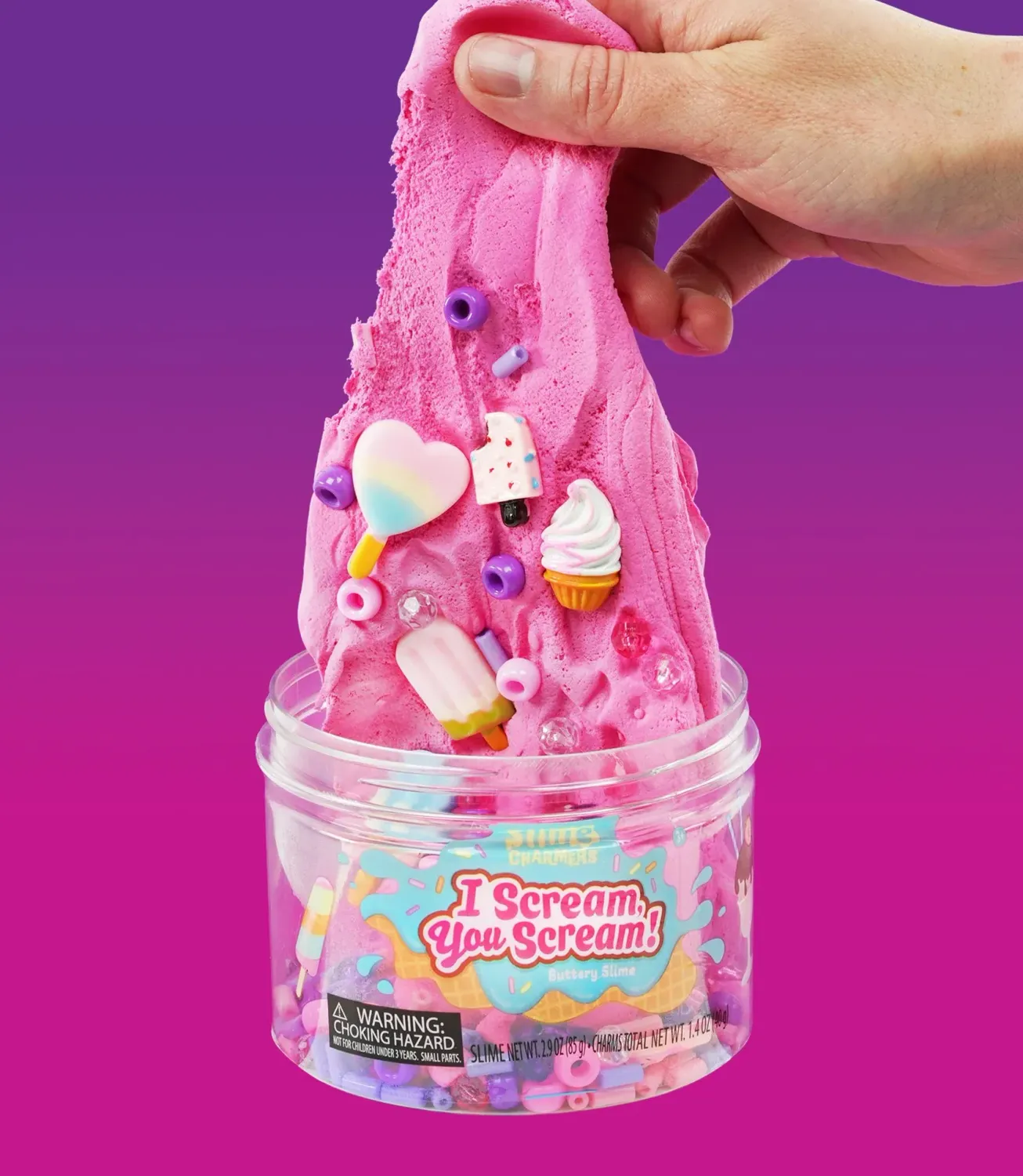 Crazy Aaron’s I Scream, You Scream Buttery Slime | Scented Sensory Slime with Charms Crazy Aaron’s I Scream, You Scream Buttery Slime | Scented Sensory Slime with Charms