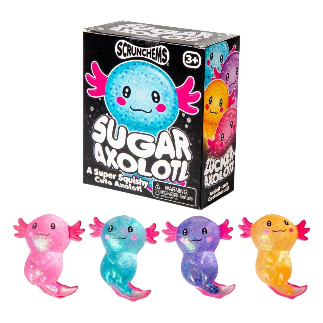 Scrunchems Sugar Axolotl Squishy Scrunchems Sugar Axolotl Squishy