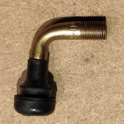 Tubeless Tyre Valve Stem PVR50 for eScooter (90 degree angle bent) 12mm seat