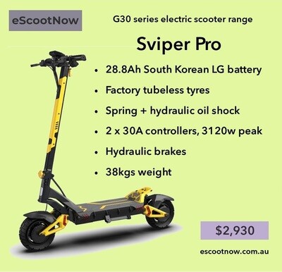 G30 Sviper Electric Scooter Series (Vlaken G3 Pro ODM)