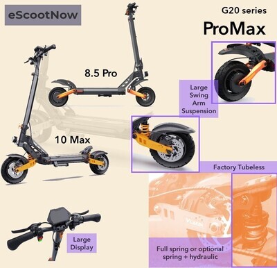 G20 ProMax Electric Scooter Series (Vlaken G2 Pro / Max ODM)