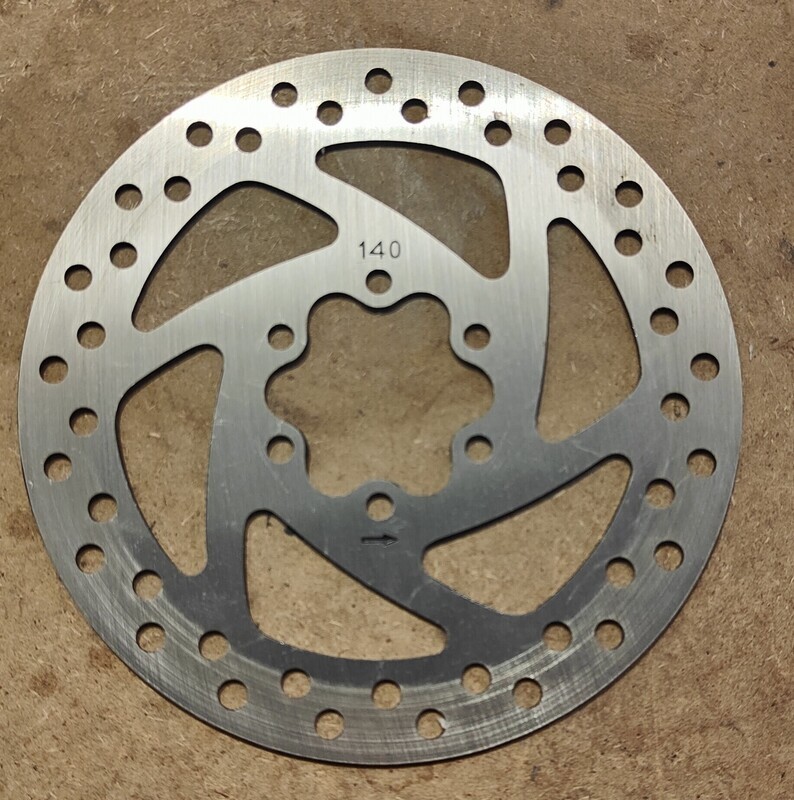 140mm Brake Disc Rotor (6 hole) Round Style Brisbane Stock / Next Day