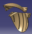 Gspace Venus Front upper fender suit G15 Commander