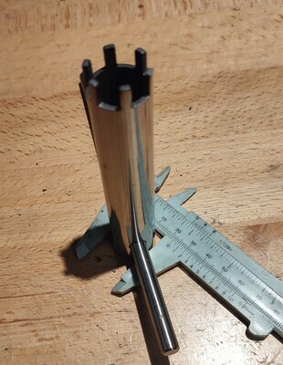 TurboTool Castle Tool for Front Fork Screw on Segway Ninebot ES1 ES2 ES4 (spanner wrench)