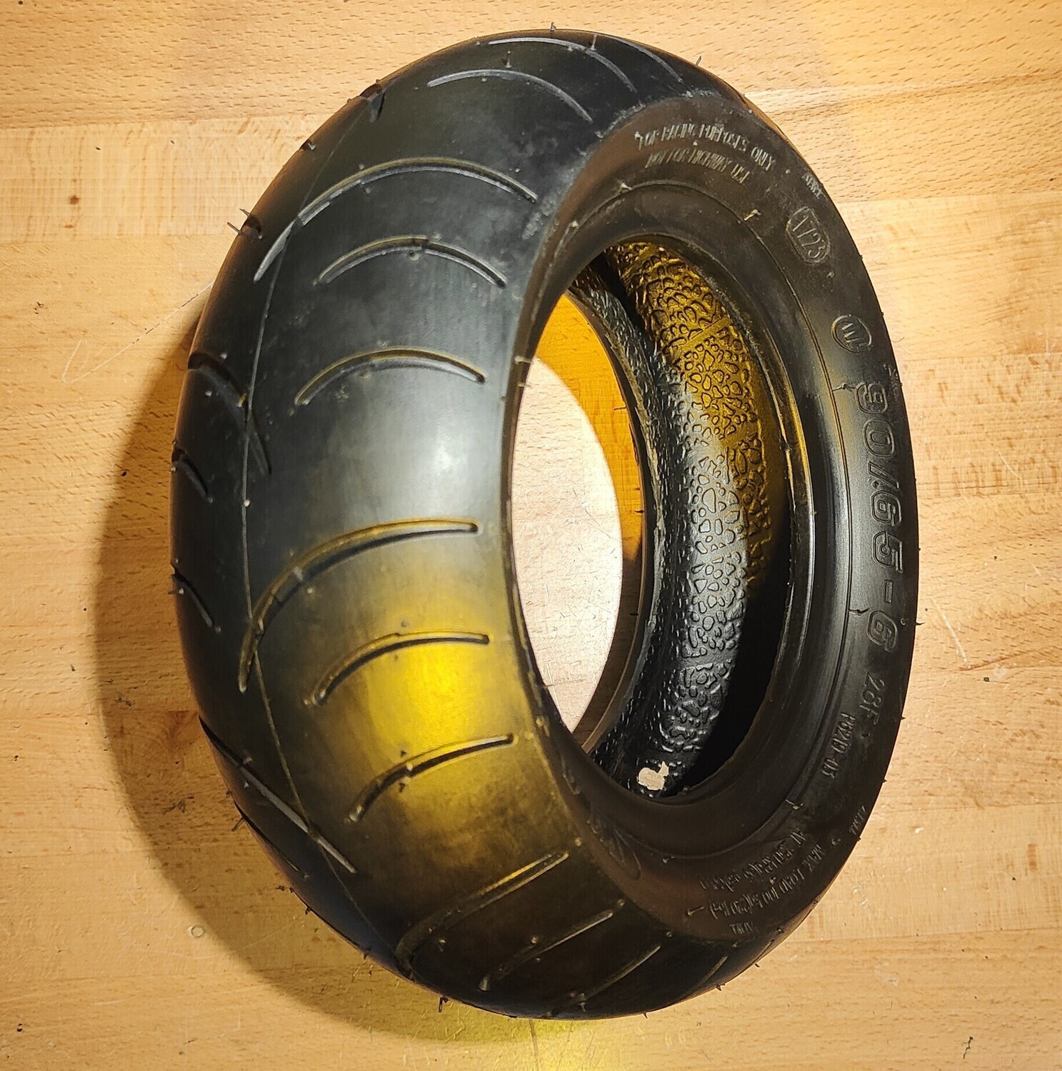 TurboTread DynoSlick 90/65-6 (3.54&quot; oversized 10x3) Semi-Slick Tyre Optional Self-Healing (tubeless) [AoXin P6129 Wanda 28F]