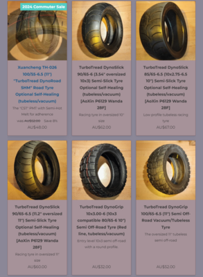TurboTread range by eScootNow