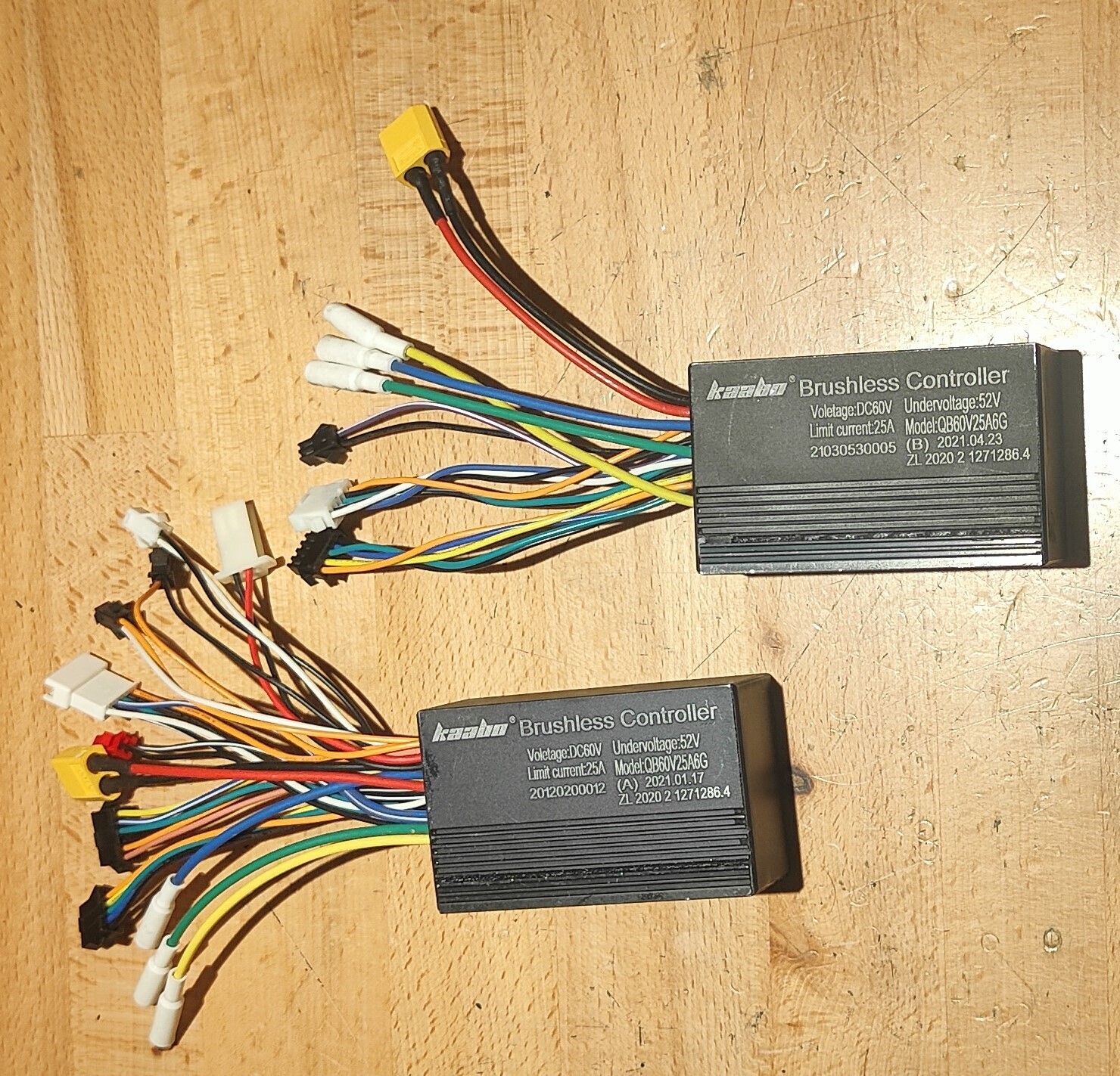 Kaabo Sinewave Controller 60V 25A (front or rear) suit Mantis Duo (older, non-headlight version), Type: A (Rear)