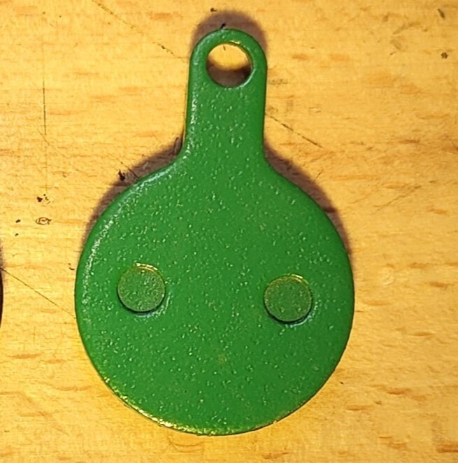Round Large Tail 22.5mm Brake Pad, Compound: Ceramic (Green)