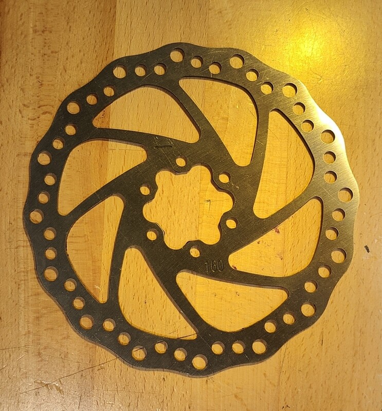 160mm Brake Disc Rotor Wave Style [NAMI Burn-e, Blast]