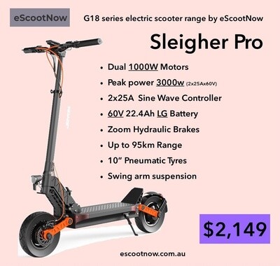 G18 Sleigher Pro Electric Scooter (Joyor S11-S OEM)