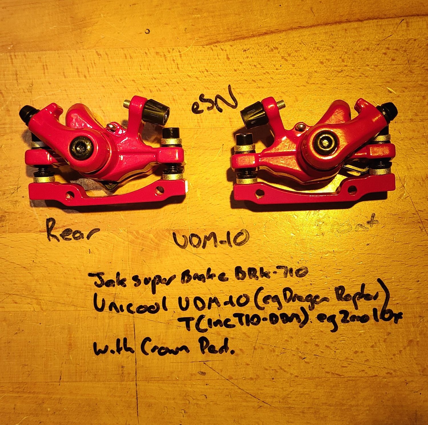 Cable Brake Calliper as VDM-10 (Dragon Raptor) / T10-DDM (Zero 10X) Factory Spare