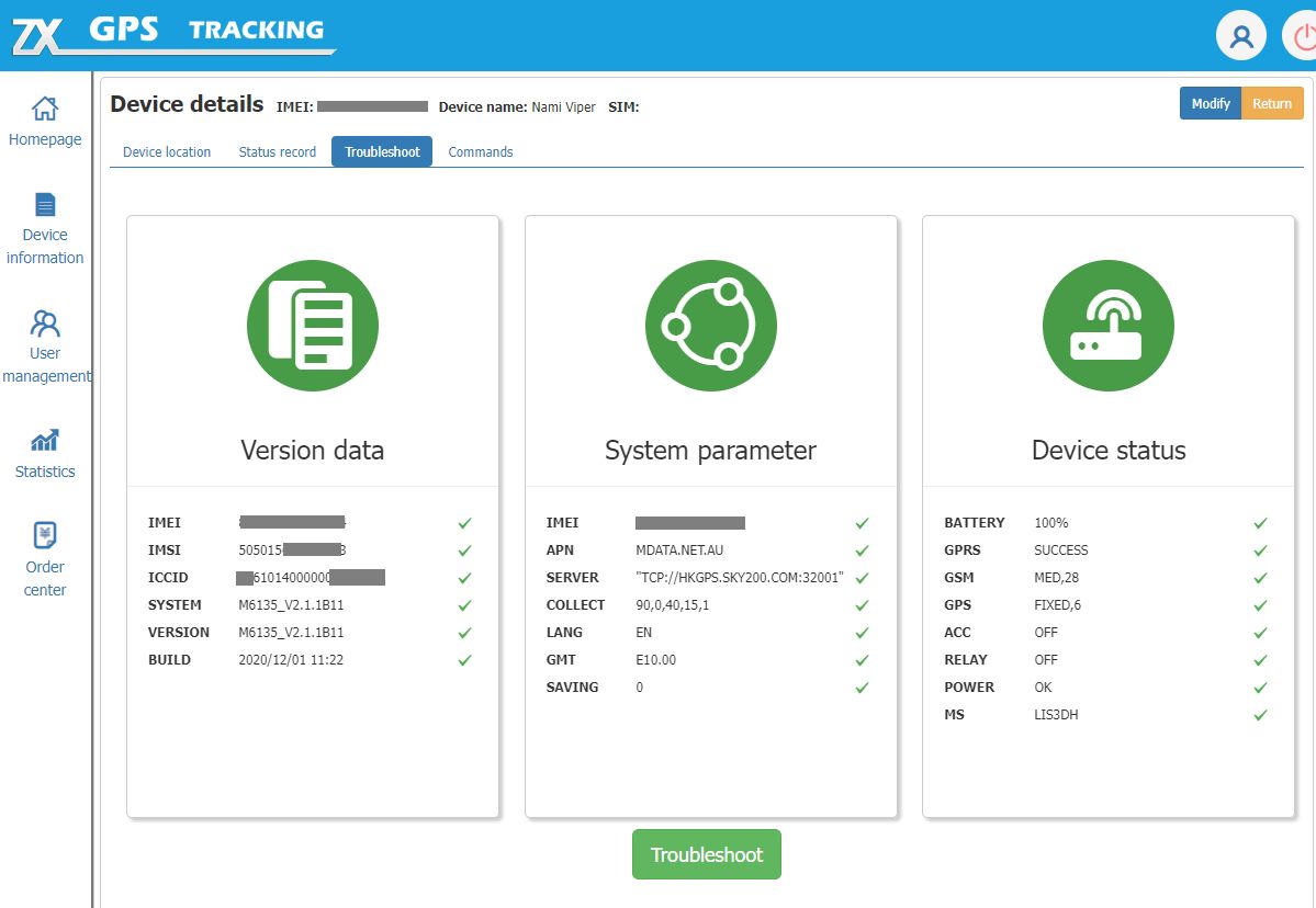 Platform subscription - 36 months - eScooter IoT GPS Tracker by eScootNow (Keelin/SKY200)