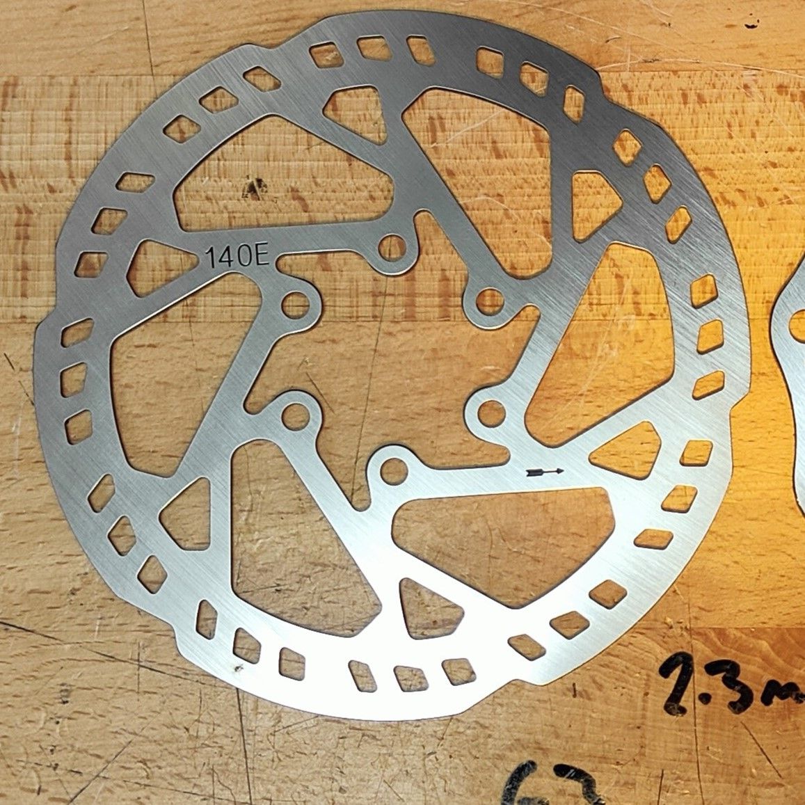 140mm Brake Disc Rotor Wave Style [TurboBrake|NAMI], Type: 2.3mm - TurboBrake