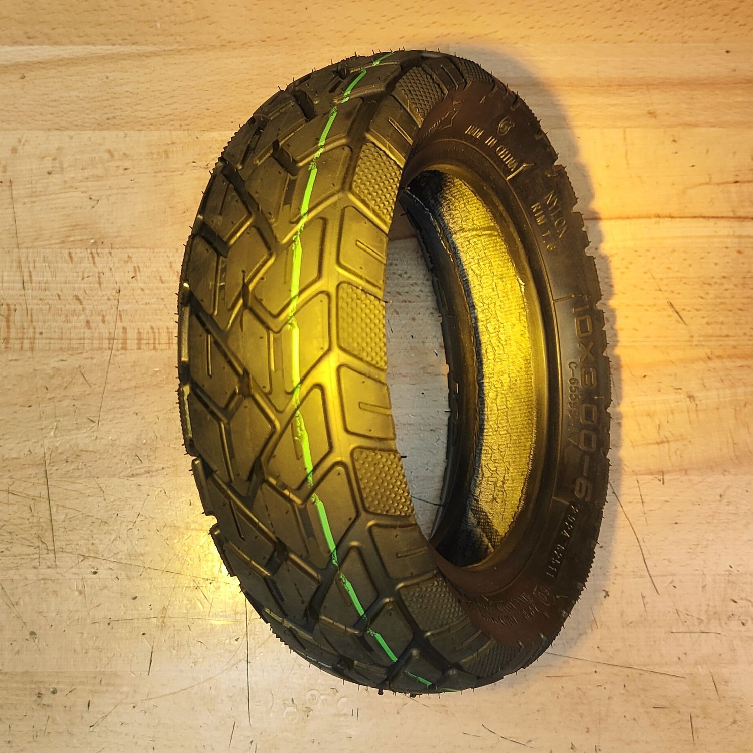 CST 10x3.00-6 Semi Off-Road Tyre (Green line, tubeless)  [C-6559S]