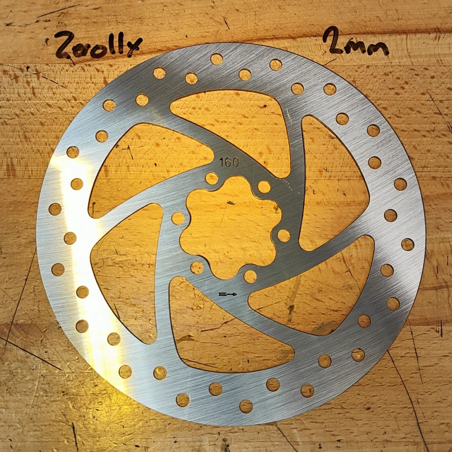 160mm Brake Disc Rotor Round Style [Zero | Kaabo]