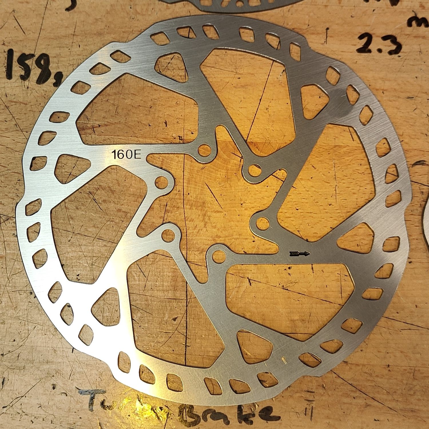 160mm Brake Disc Rotor Wave Style [TurboBrake|NAMI], PCD / Type: 44mm PCD - 2.3mm TurboBrake